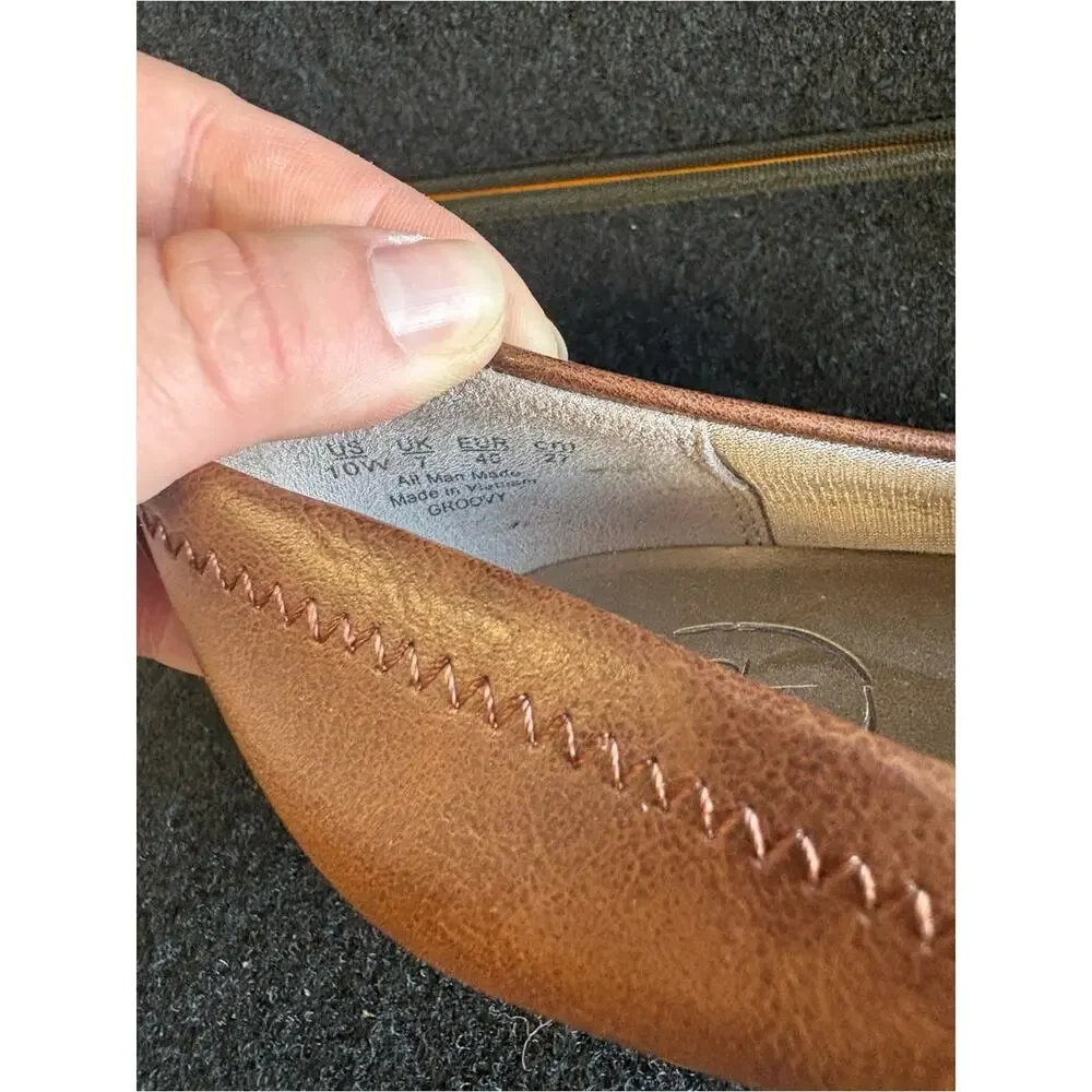 🤎 Women’s Brown Wedge Comfort Heels Size 10W NWOT